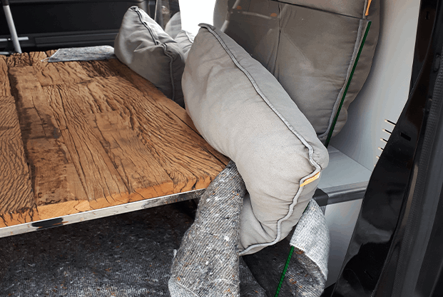 Kleineverhuizing beschermt uw spullen goed.